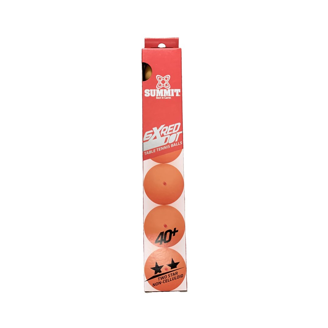 Table Tennis Ball Summit 2 Star - Orange Dozen
