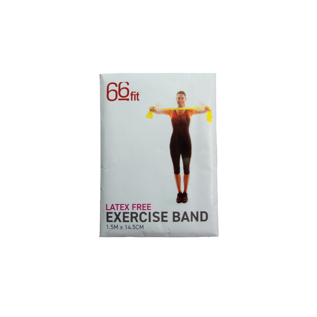 66BANDLF 66fit Band Latex Free Single 1.5m Packaging Front