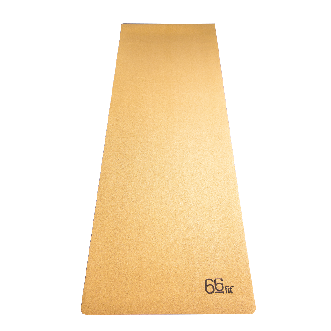66fit Essence Cork Yoga Mat - 183cm x 61cm