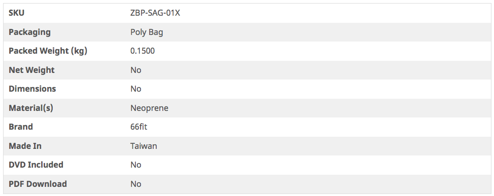 66fit Aqua Swim Gloves