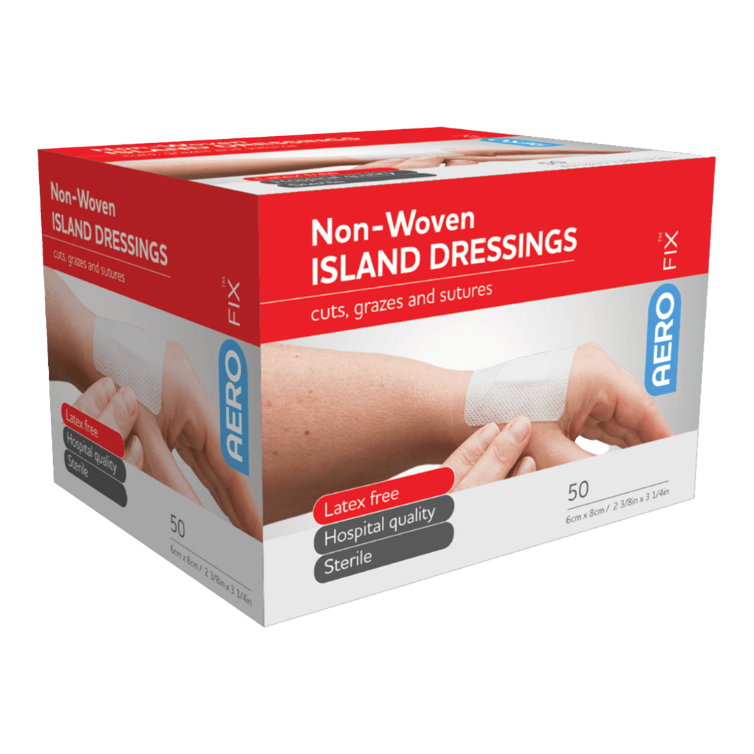 AeroFix Adhesive Island Dressing 6cm x 8cm