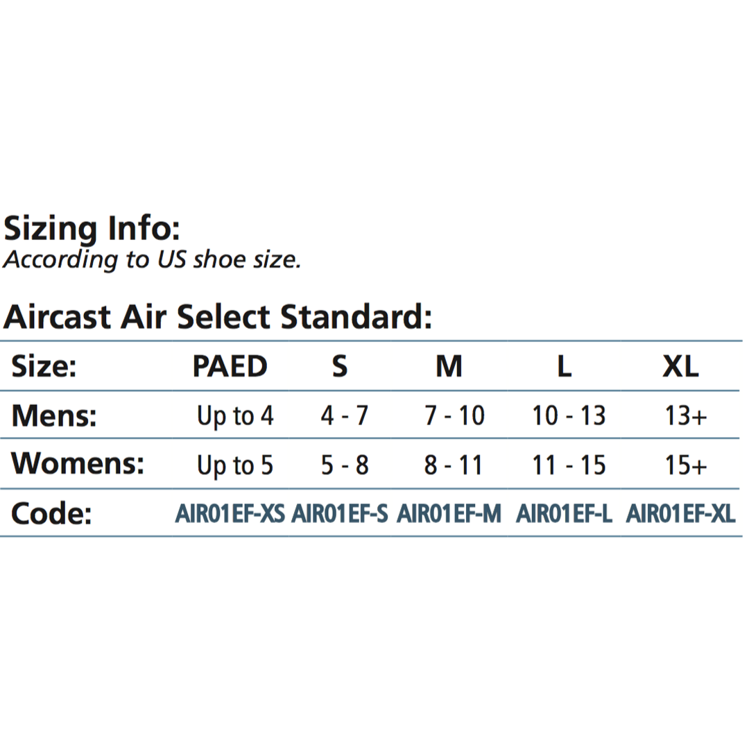 AirCast Air Select Standard Walker