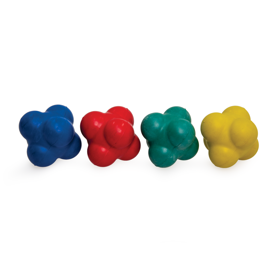 Large Reaction Balls All Colours Lined Up