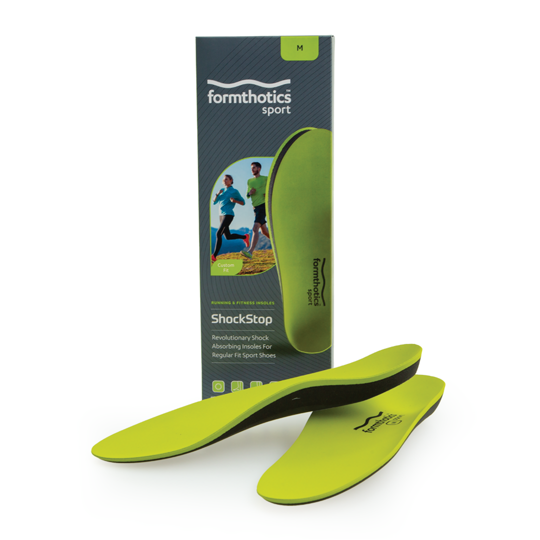 Formthotics Sport Run Shock Stop - Light Green/Grey