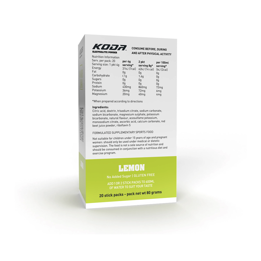 KODA Electrolyte Powder - 20 Pack