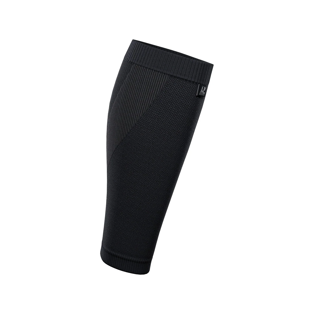 Black compression sleeve on a white background