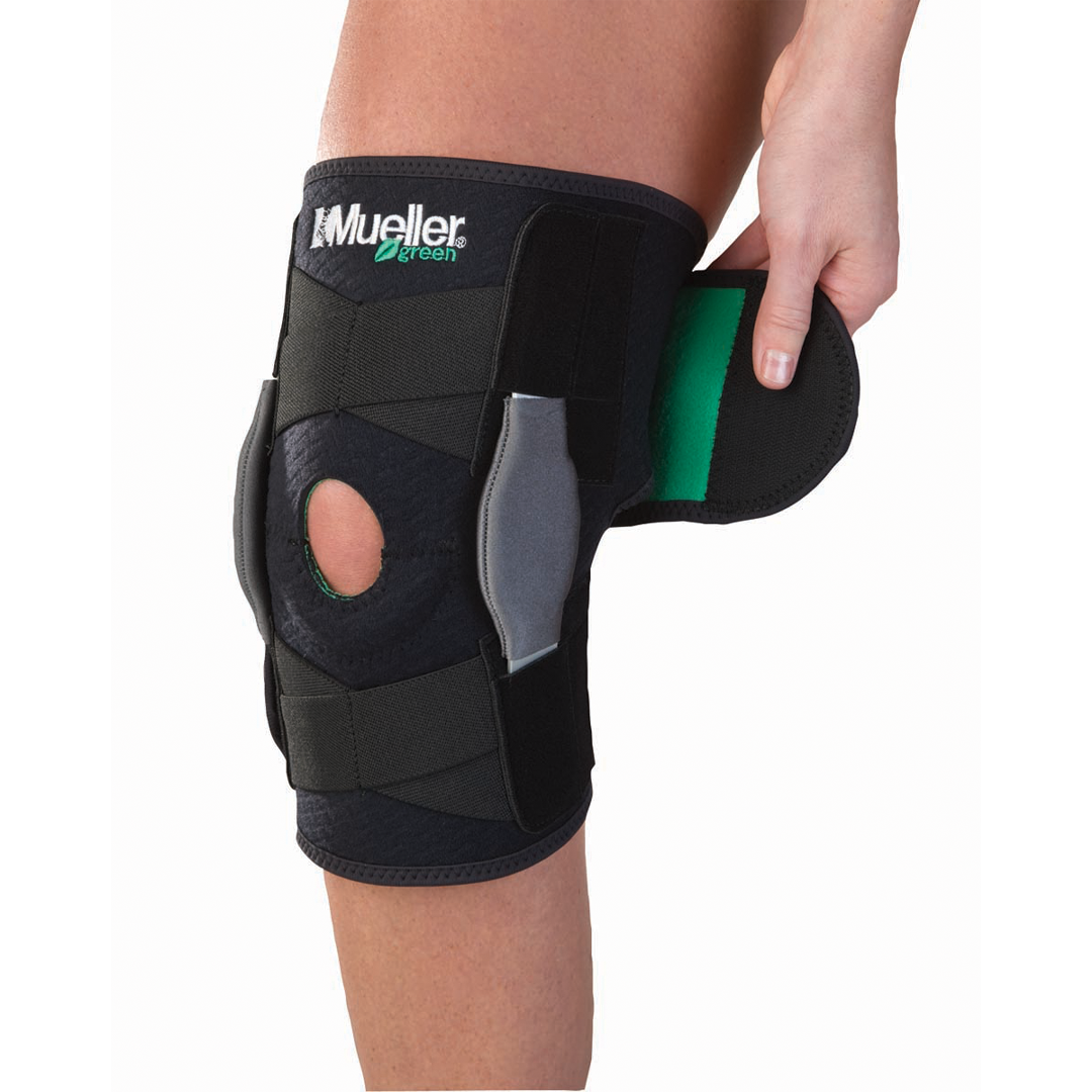 Mueller Green Adj Hinged Knee Brace Uni