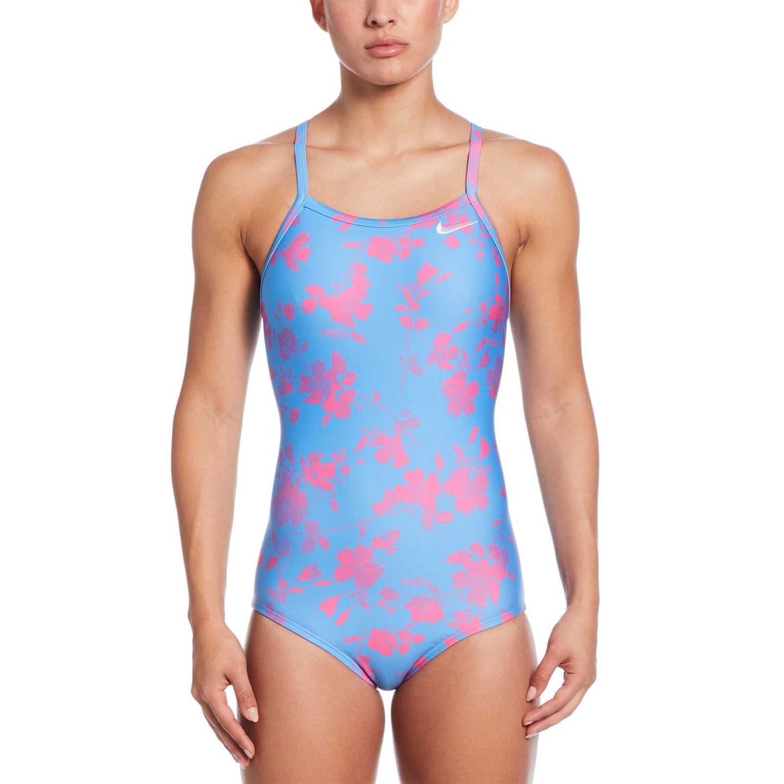 Nike Swim Women's Hydrastrong Multi Print Racerback One Piece