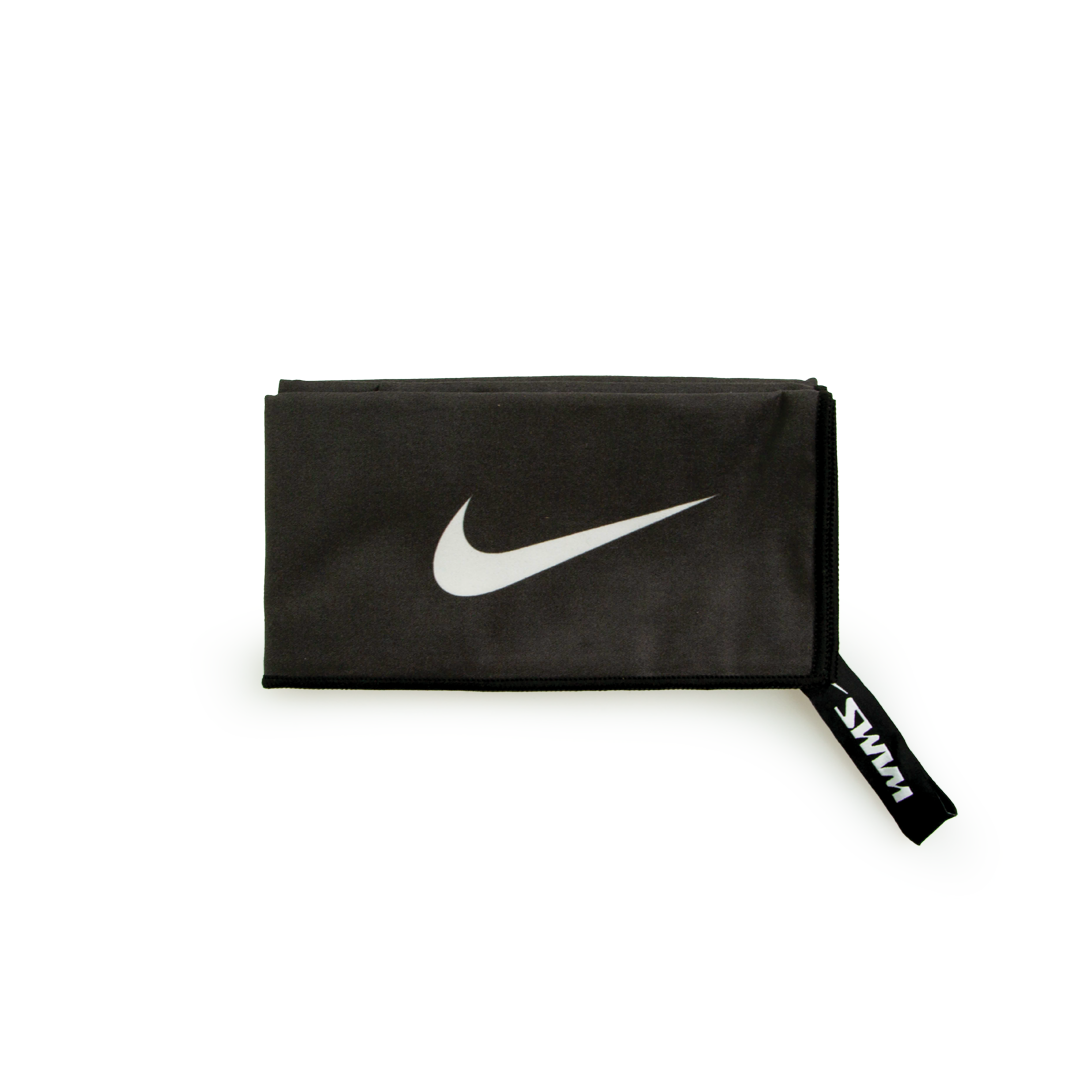 Black Nike Swim Quick Dry Swim Towel Folded