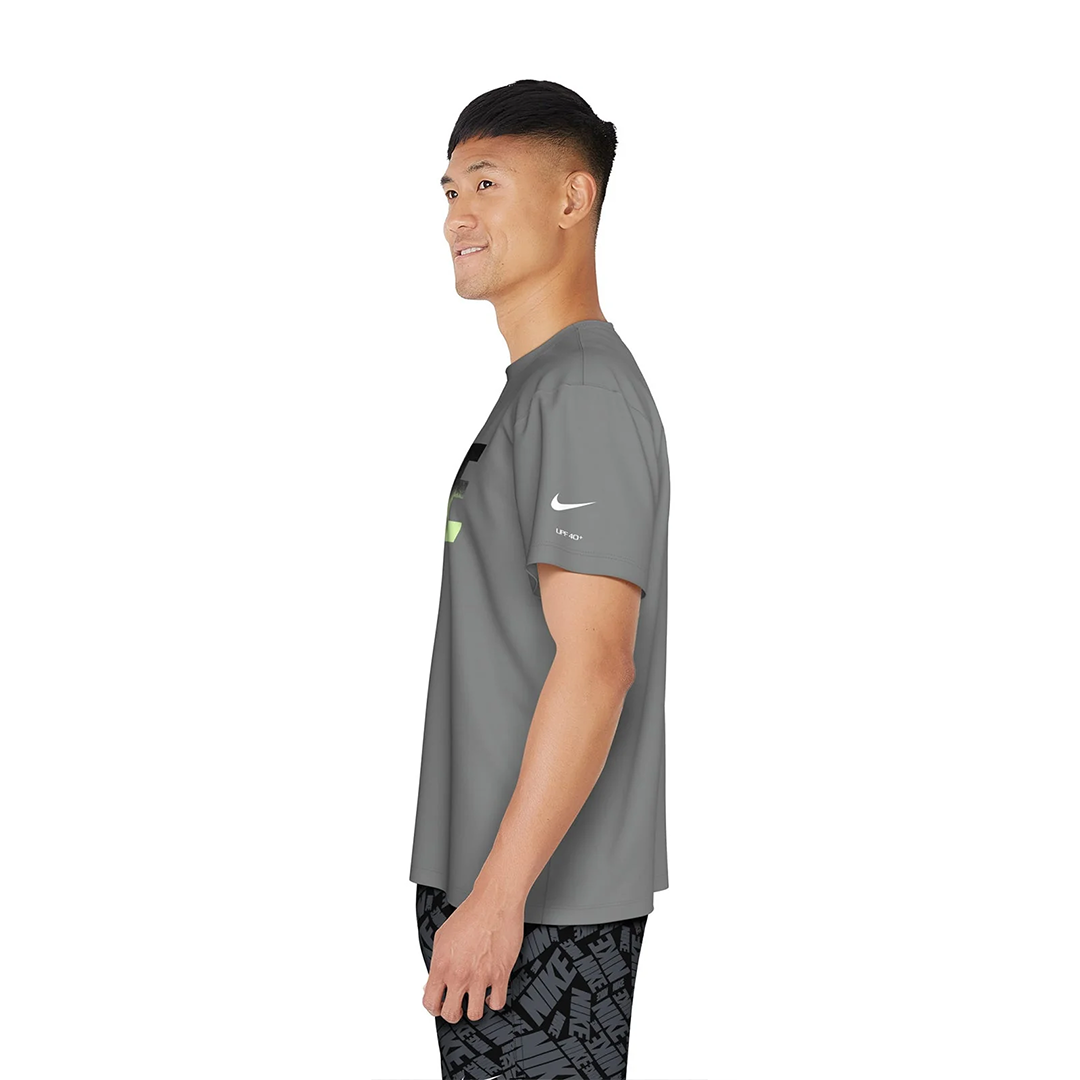 Nike Swim Men's Ocean Merge Short Sleeve Hydroguard Top