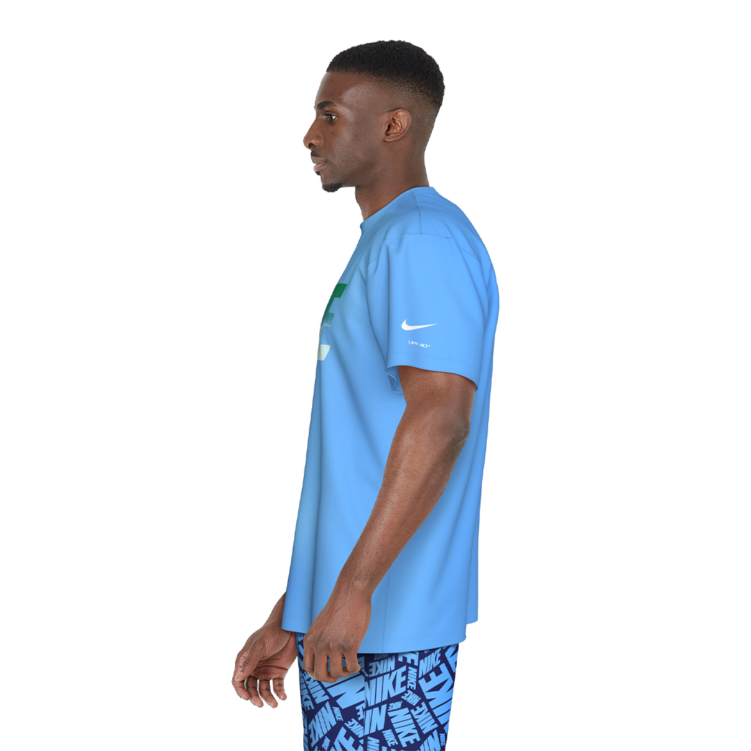 Nike Swim Men's Ocean Merge Short Sleeve Hydroguard Top
