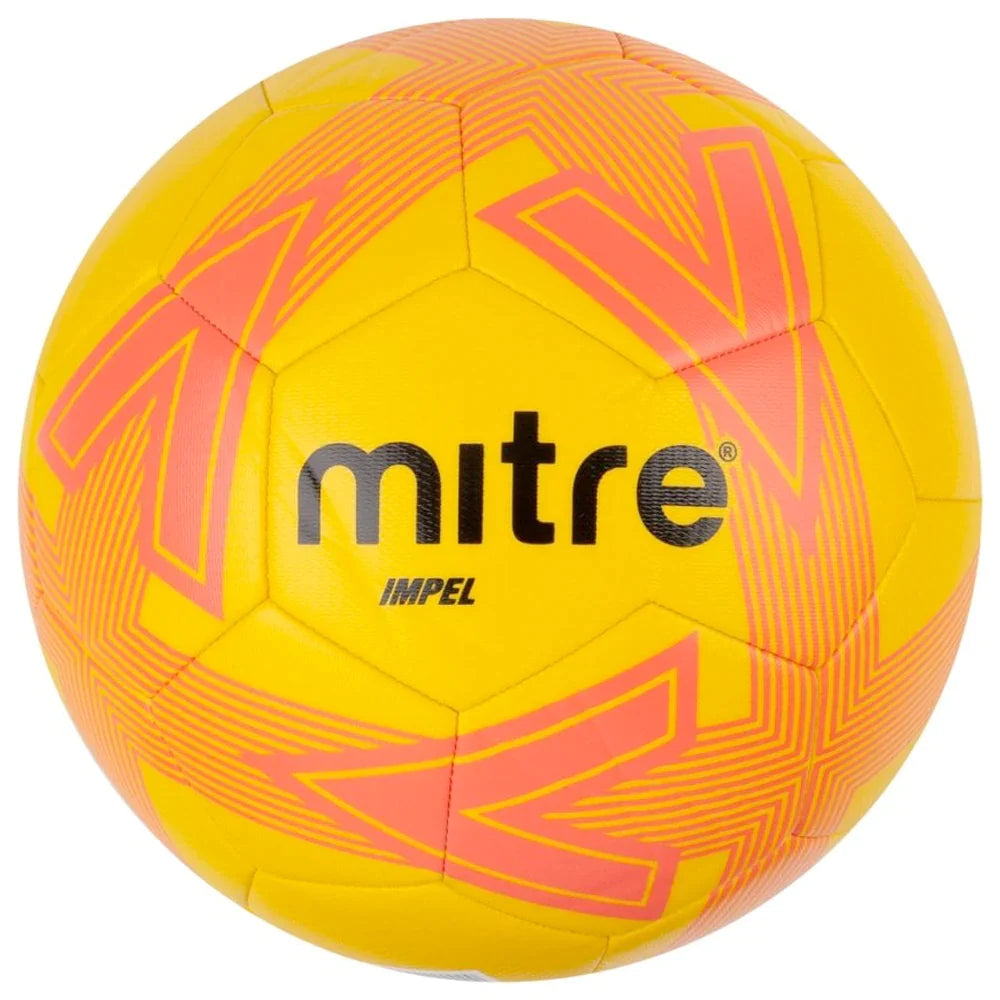 Mitre Impel Soccer Ball (Yellow & Pink) Size 3