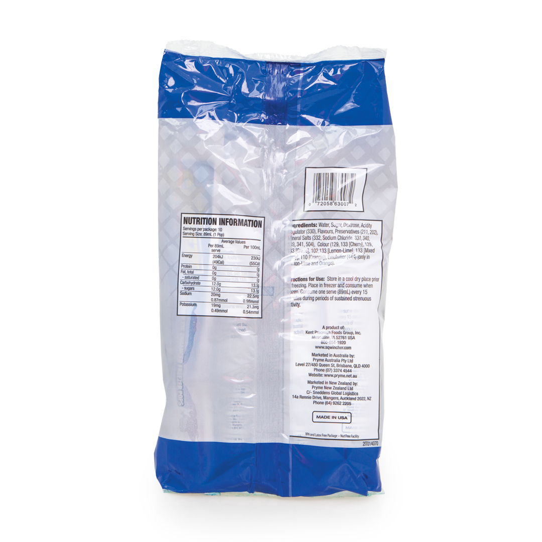 Sqwincher Squeeze Pops 89ml - Pack of 10