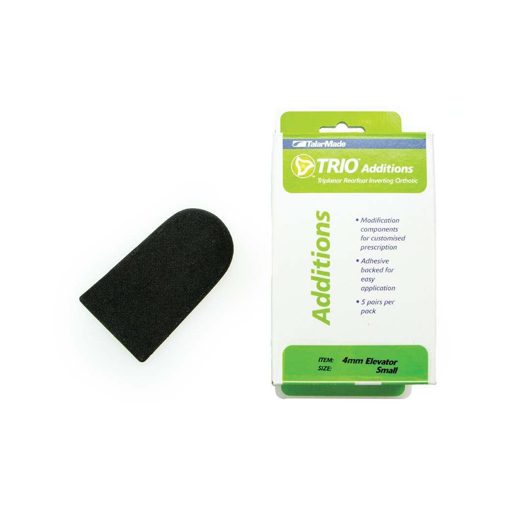 TALEL430 Talarmade Trio Elevators Heel Lifts Pack of 5 Pairs Product And Package