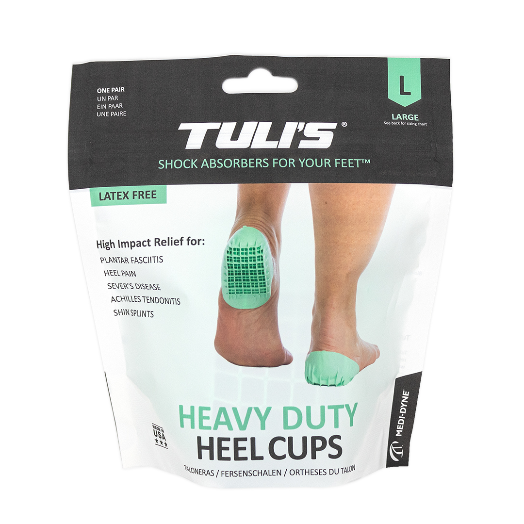 Tuli's Heel Cups - Heavy Duty Green
