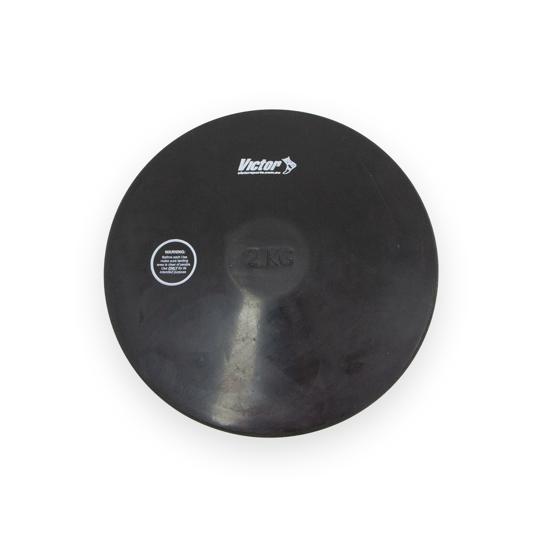 VATHDR2 Victor Discus Rubber 2kg Black Main