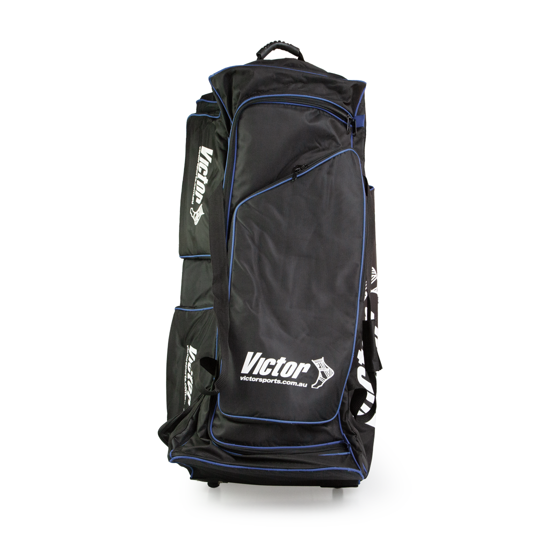 VCRBD Victor Cricket Bag Deluxe Big Carry Bag Blue Black Main