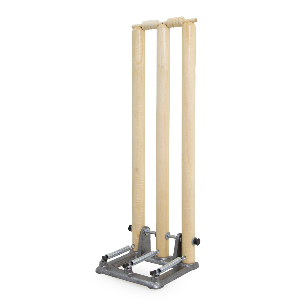 Victor Cricket Stumps Wood Spring Loaded