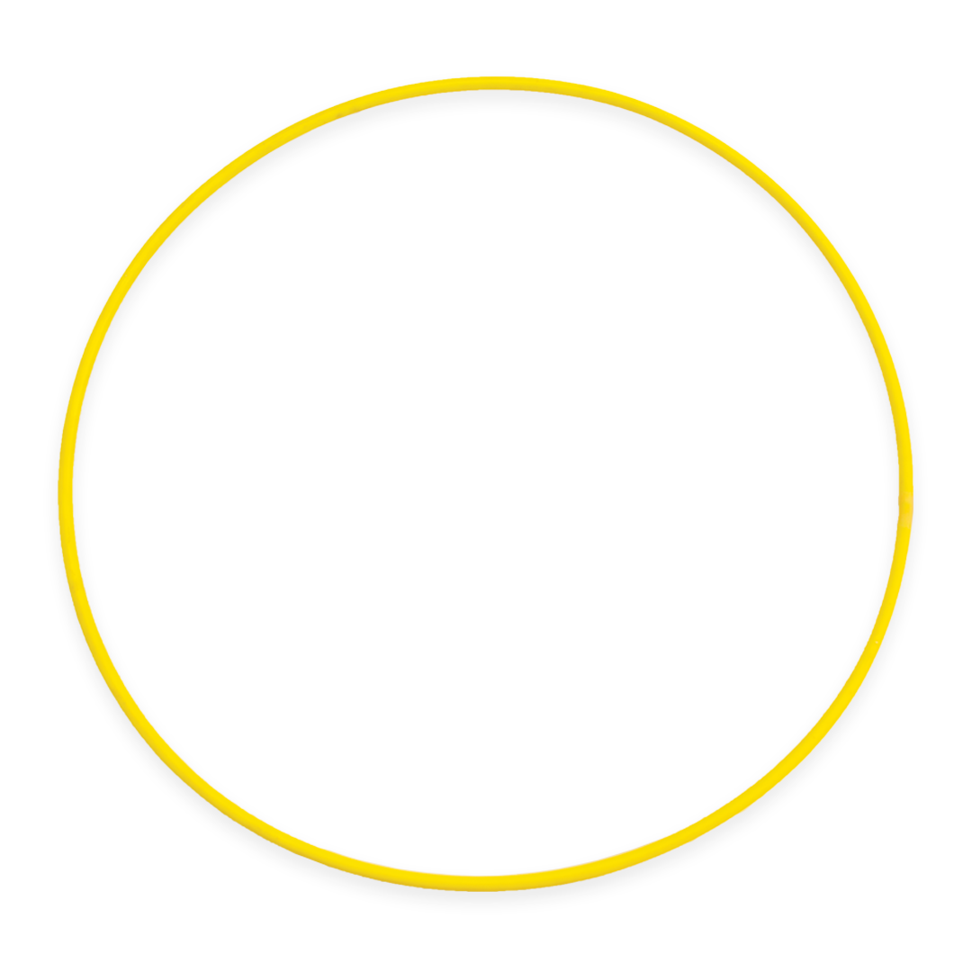 VFG76 Victor Hoop 76cm Yellow
