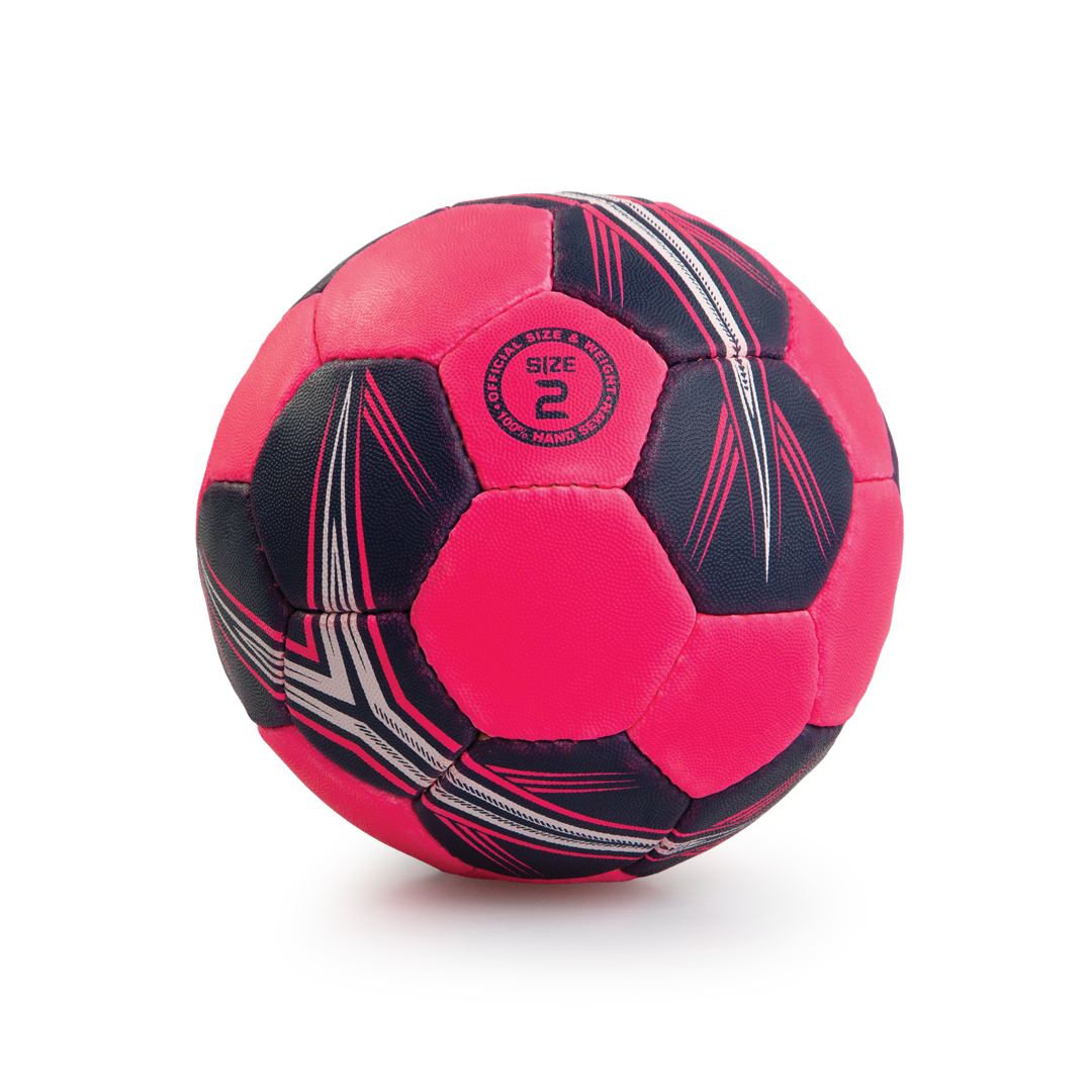 VHBS2 Victor Handball Synthetic Pink And Black Size 2 Side