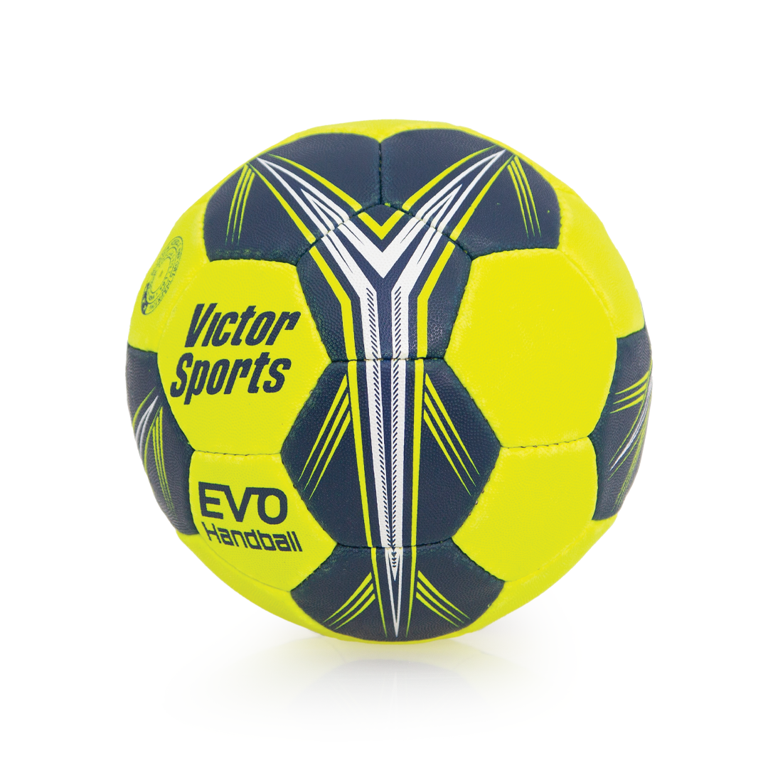 VHBS3 Victor Handball Synthetic Yellow And Blue Size 3 Side