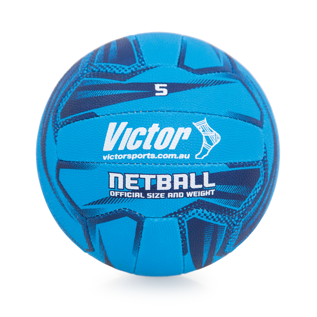 VNBPBL5 Victor Netball Pro Light Blue And Dark Blue Size 5 Main