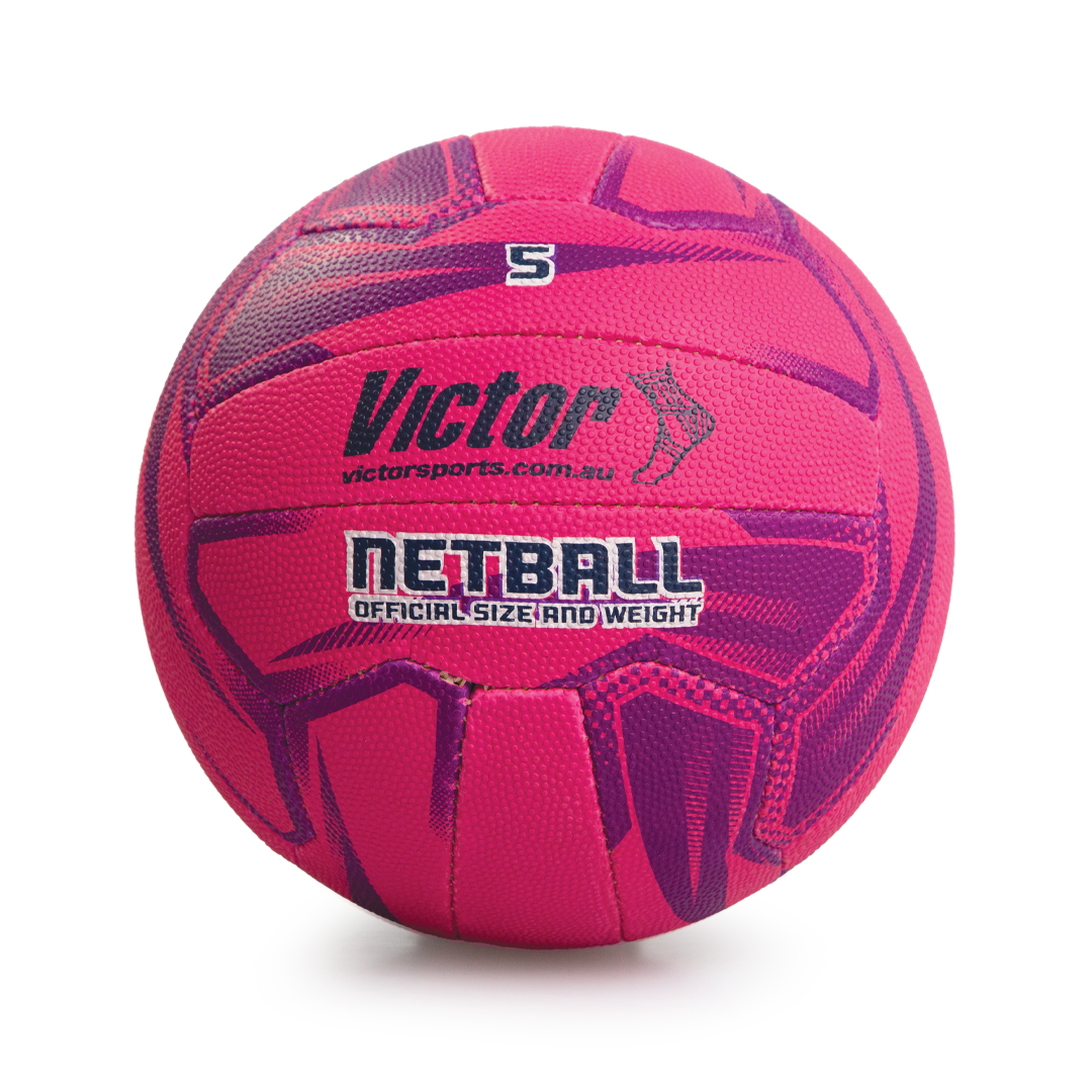 VNBPPI5 Victor Netball Pro Pink And Purple Size 5 Main