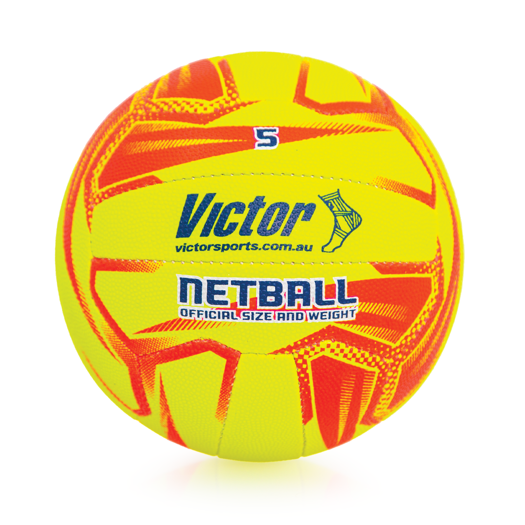 VNBPYE5 Victor Netball Pro Yellow And Orange Size 5 Main