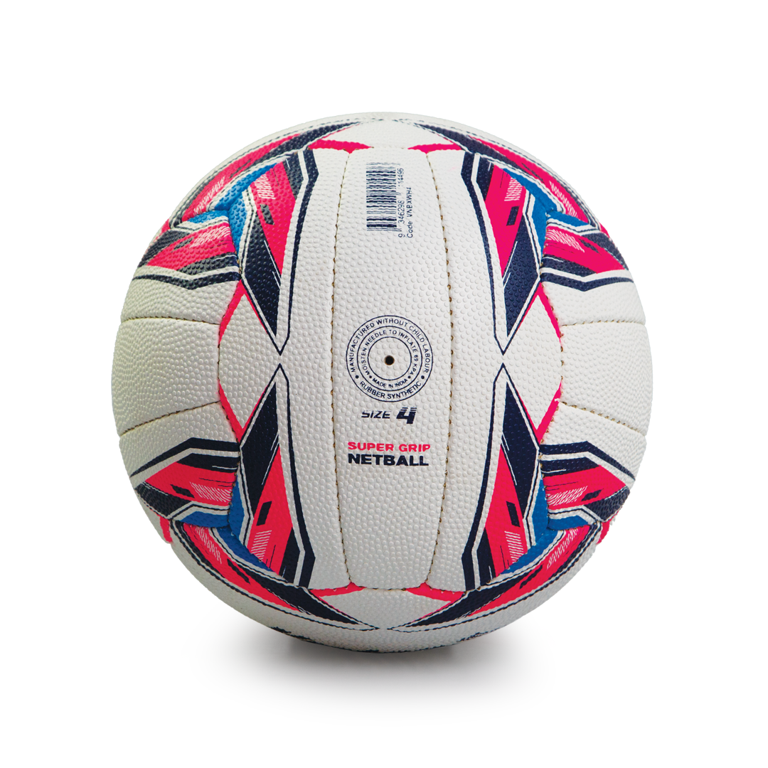 VNBXWH4 Victor Netball Xtreme Blue Pink Black Side