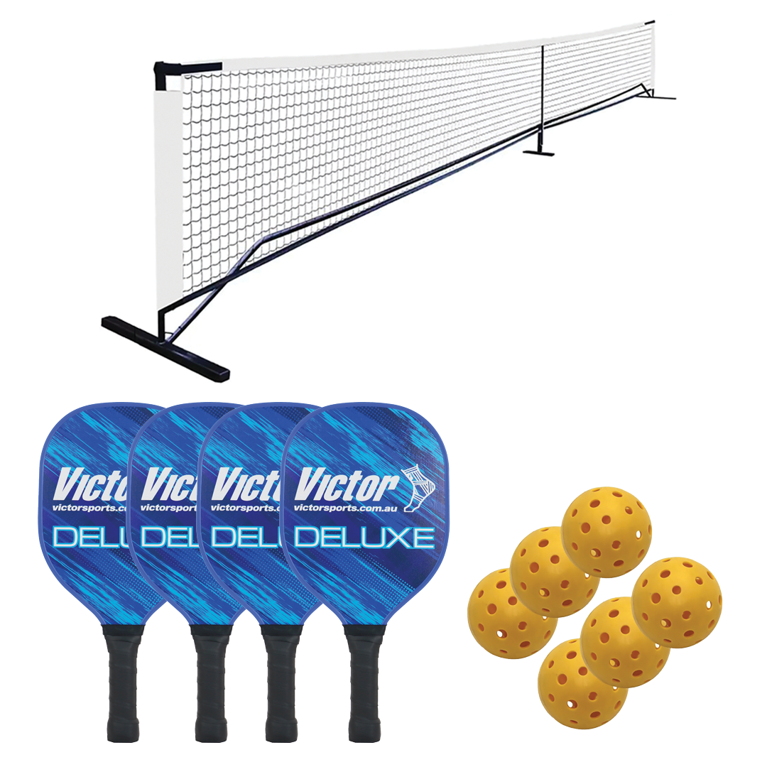 VPICSWD Victor Pickleball Wooden Set Deluxe Main