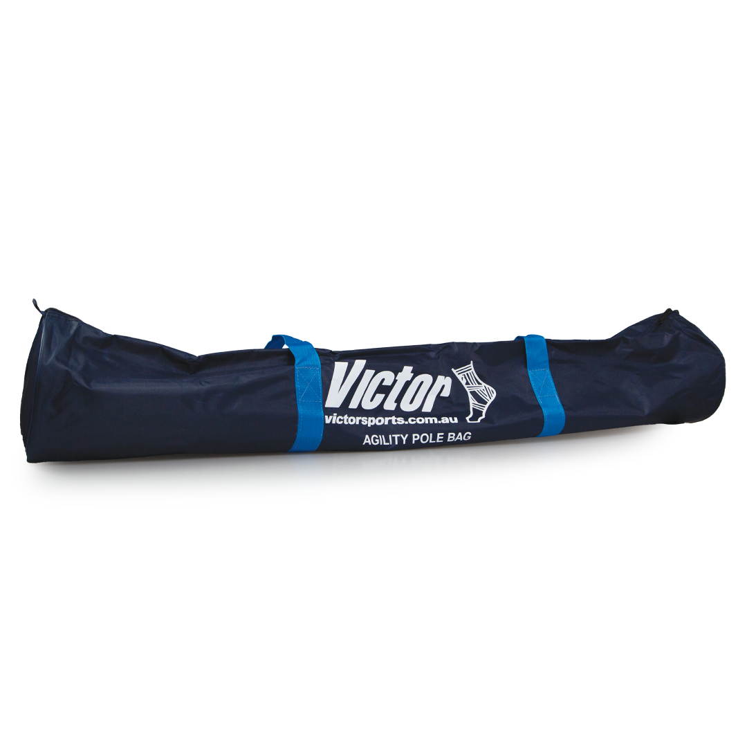 VWOAPB Victor Agility Pole Bag Navy Light Blue Side Angle