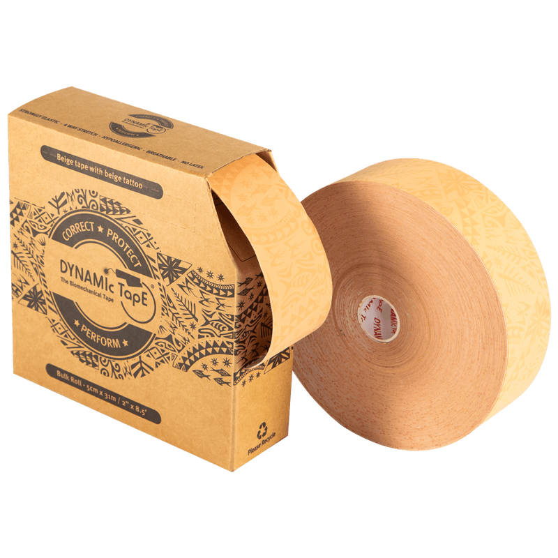 Dynamic Tape Black Tattoo 5cm x 31m – Bulk Roll