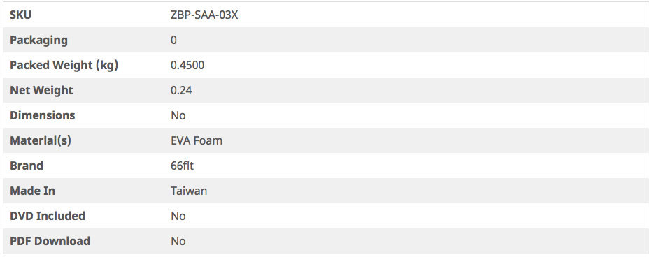 66fit Aqua Jogger Belt