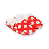 Archline Slippers - Slip On (Orthotic Slippers) Red Polkadot