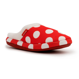 Archline Slippers - Slip On (Orthotic Slippers) Red Polkadot