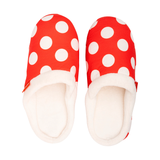 Archline Slippers - Slip On (Orthotic Slippers) Red Polkadot