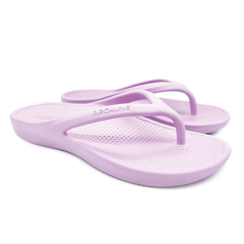 Archline Rebound Orthotic Thongs - Lilac