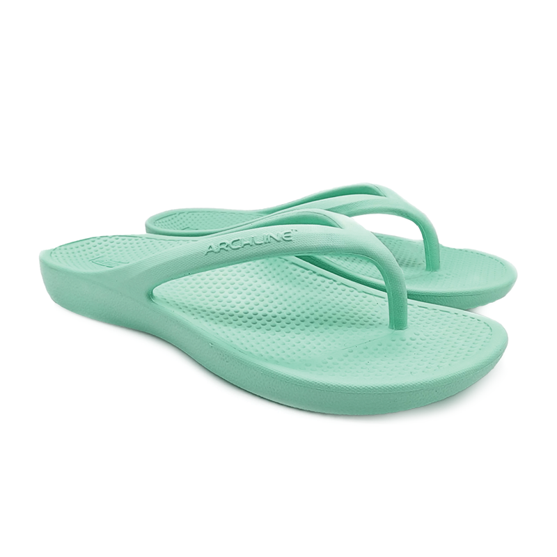 Archline Rebound Orthotic Thongs - Mint Green