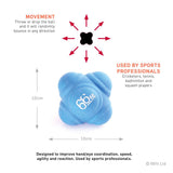 66fit Speed Reaction Reflex Ball Large 10cm