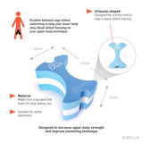 66fit Contoured Swimming Pull Buoy Float