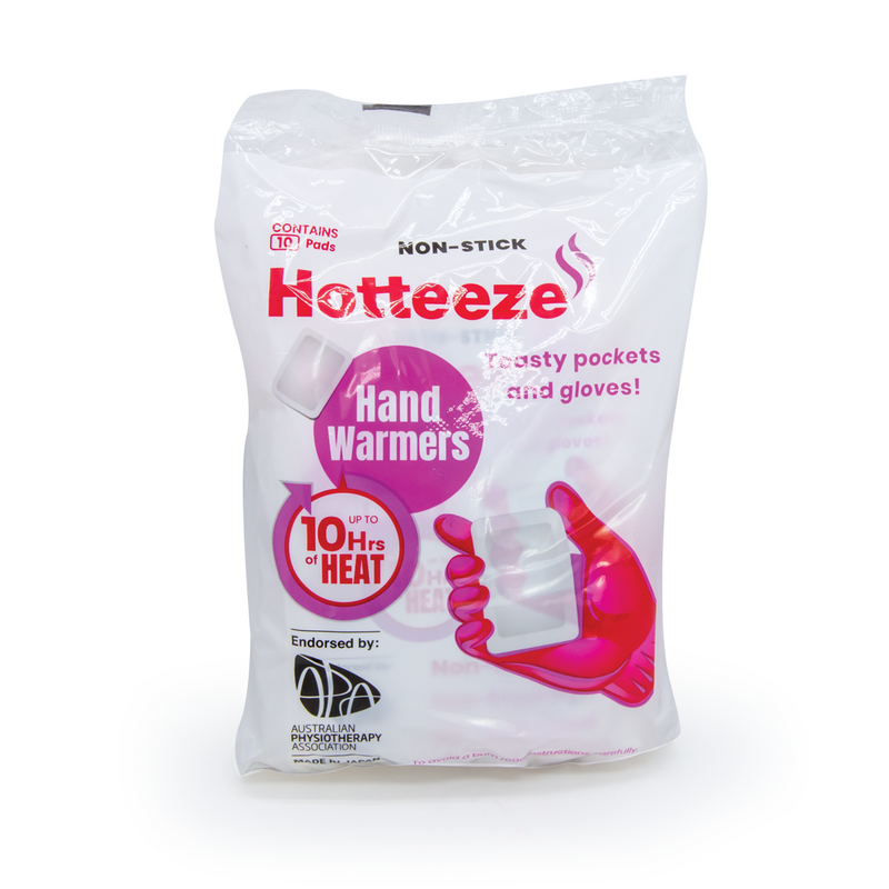 Hotteeze Heat Pad Hand Warmers - Pack of 10