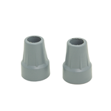 Crutch Tips For Underarm/Forearm Crutches - 2 Pack