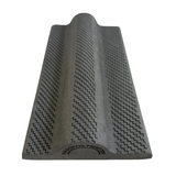 Textured gray mat with a brand logo on a white background