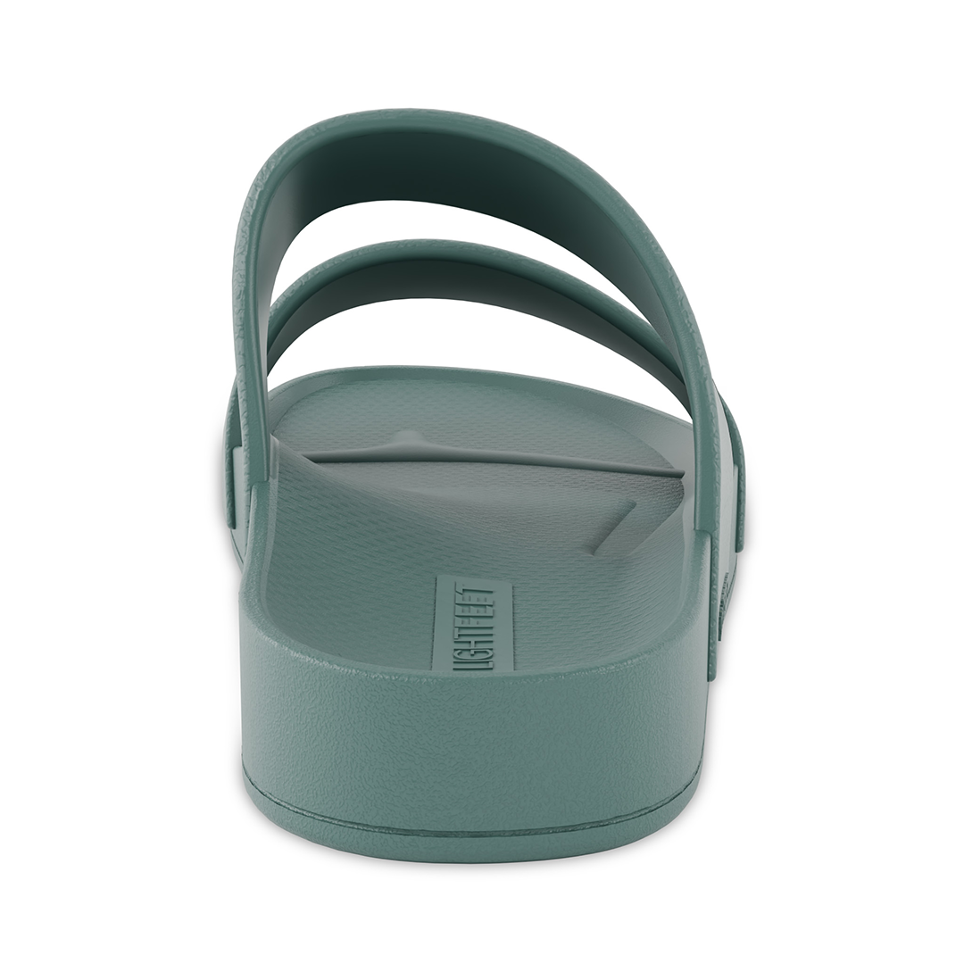 Lightfeet Double Strap Slides - Forest Green