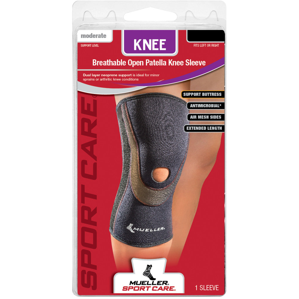 Mueller Breathable Open Patella Knee Sleeve