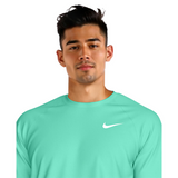 Nike Swim Men's Heather Short Sleeve Hydroguard Top