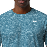 Nike Swim Men's Heather Short Sleeve Hydroguard Top