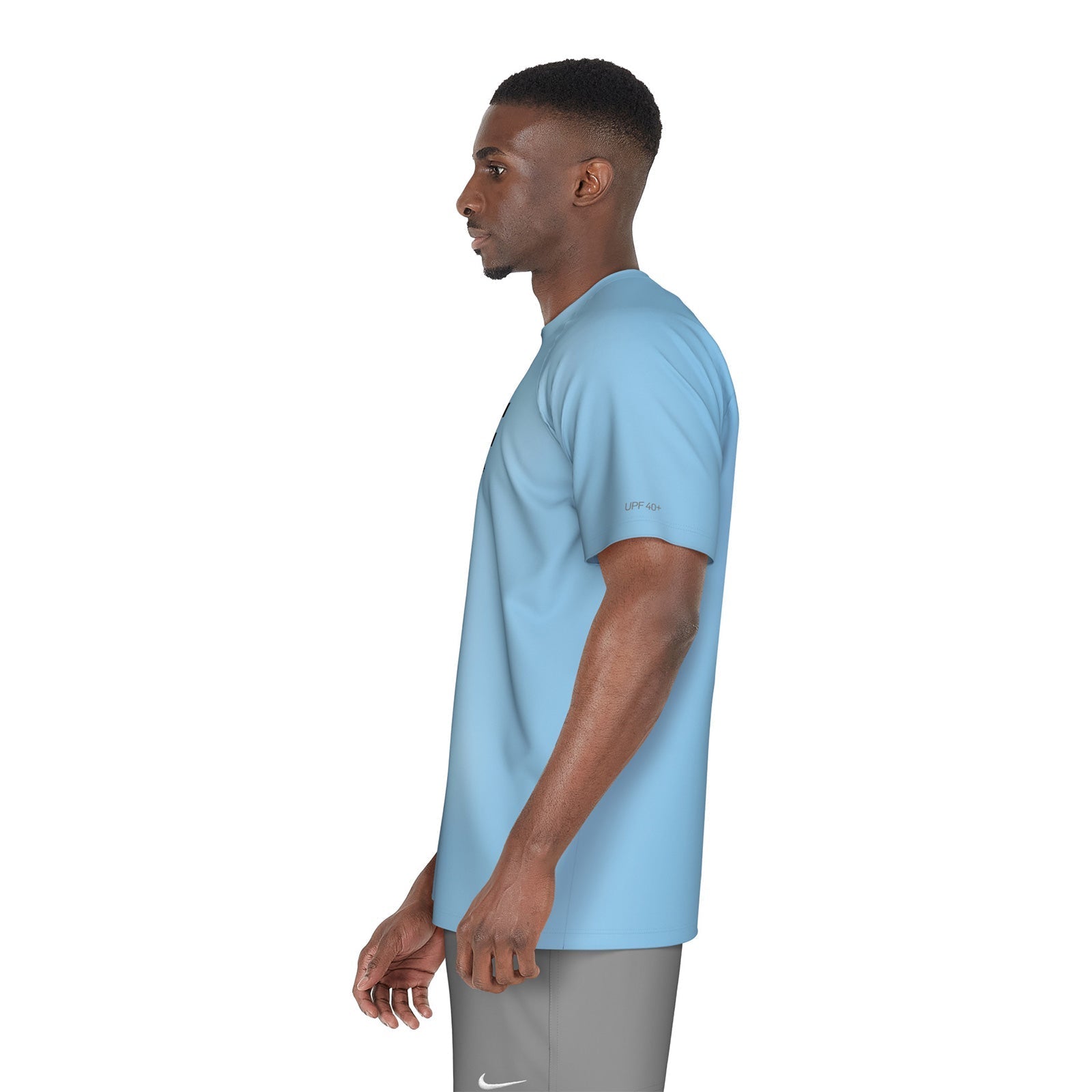 Nike Swim Men's Sunset Logo Short Sleeve Hydroguard Top