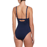 Nike Swim Womens V-Neck 1 Piece Swimsuit