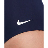 Nike Swim Womens V-Neck 1 Piece Swimsuit - Midnight Navy